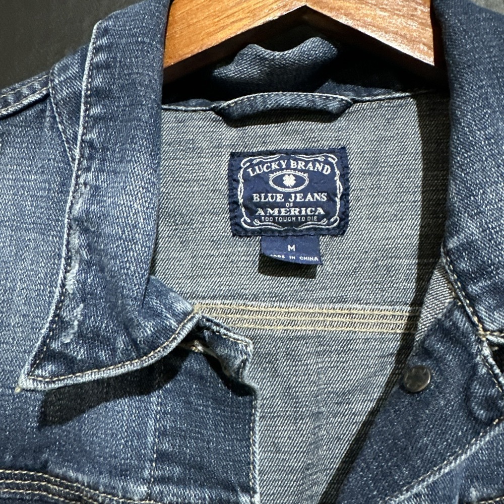 Lucky Brand Blue Jean Jacket Women's Medium - Picture 3 of 12